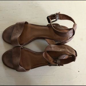 Frye Ankle Strap Cindy 2-Piece Sandals